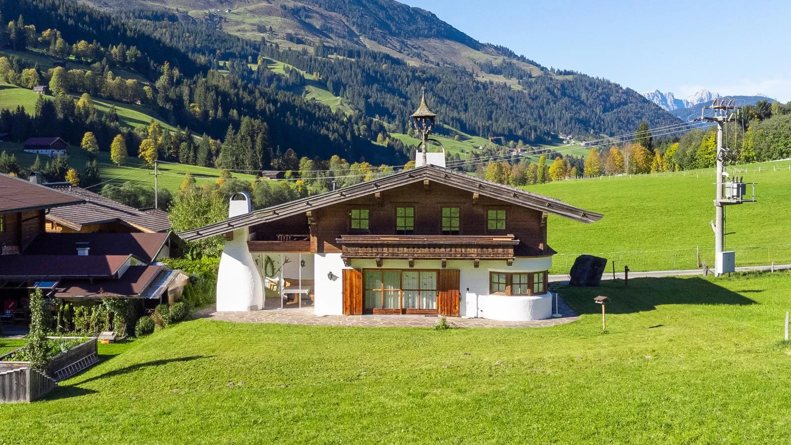 Chalet Rettensteinblick-Buitenkant zomer