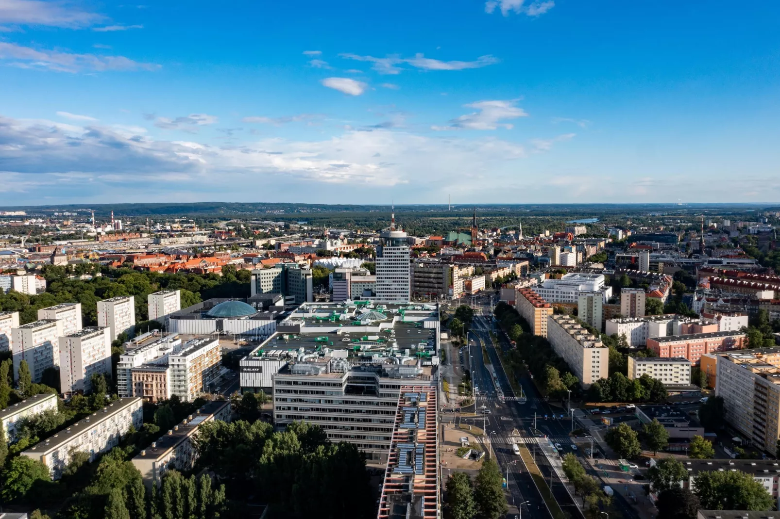 Hansa Tower apartament nr 605-Uitzicht zomer