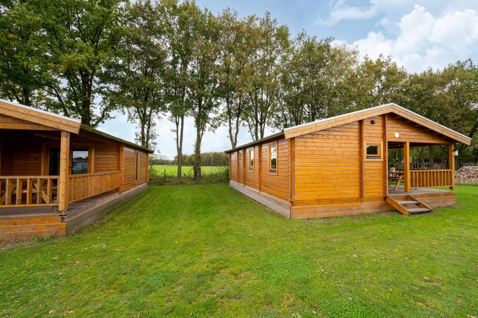 Chalet E-Buitenkant zomer