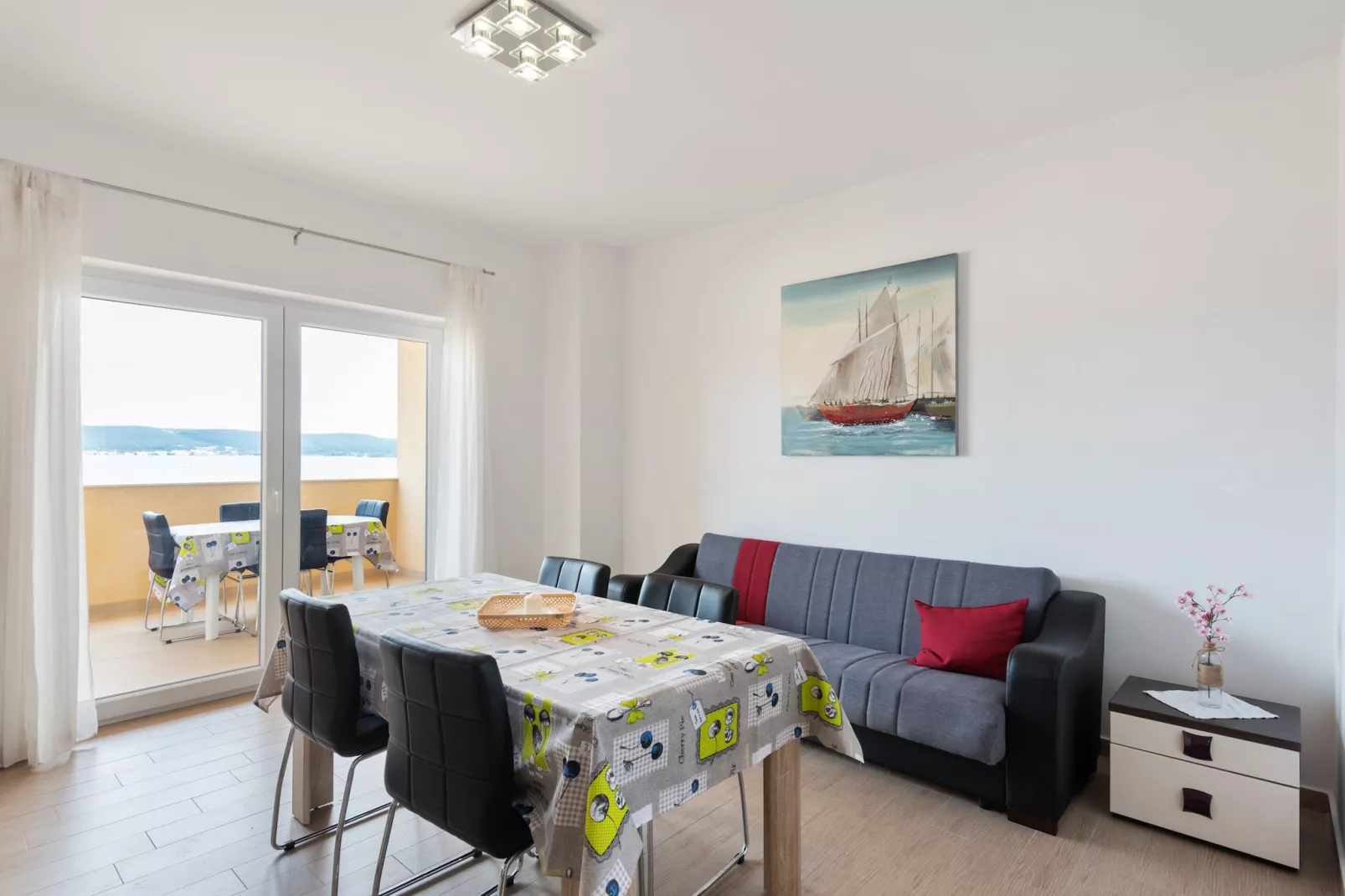 Apartment Pasman with a beautiful sea view 3-Woonkamer