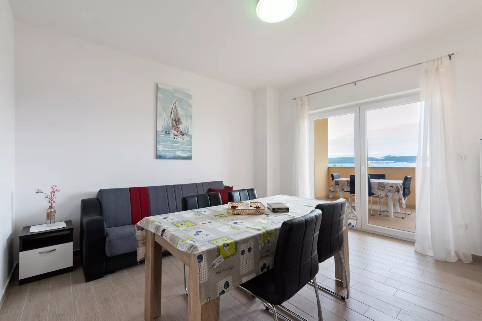 Apartment Pasman with a beautiful sea view 4-Woonkamer