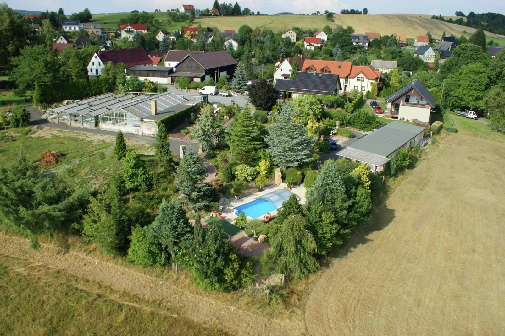 Sächsische Schweiz-Tuinen zomer