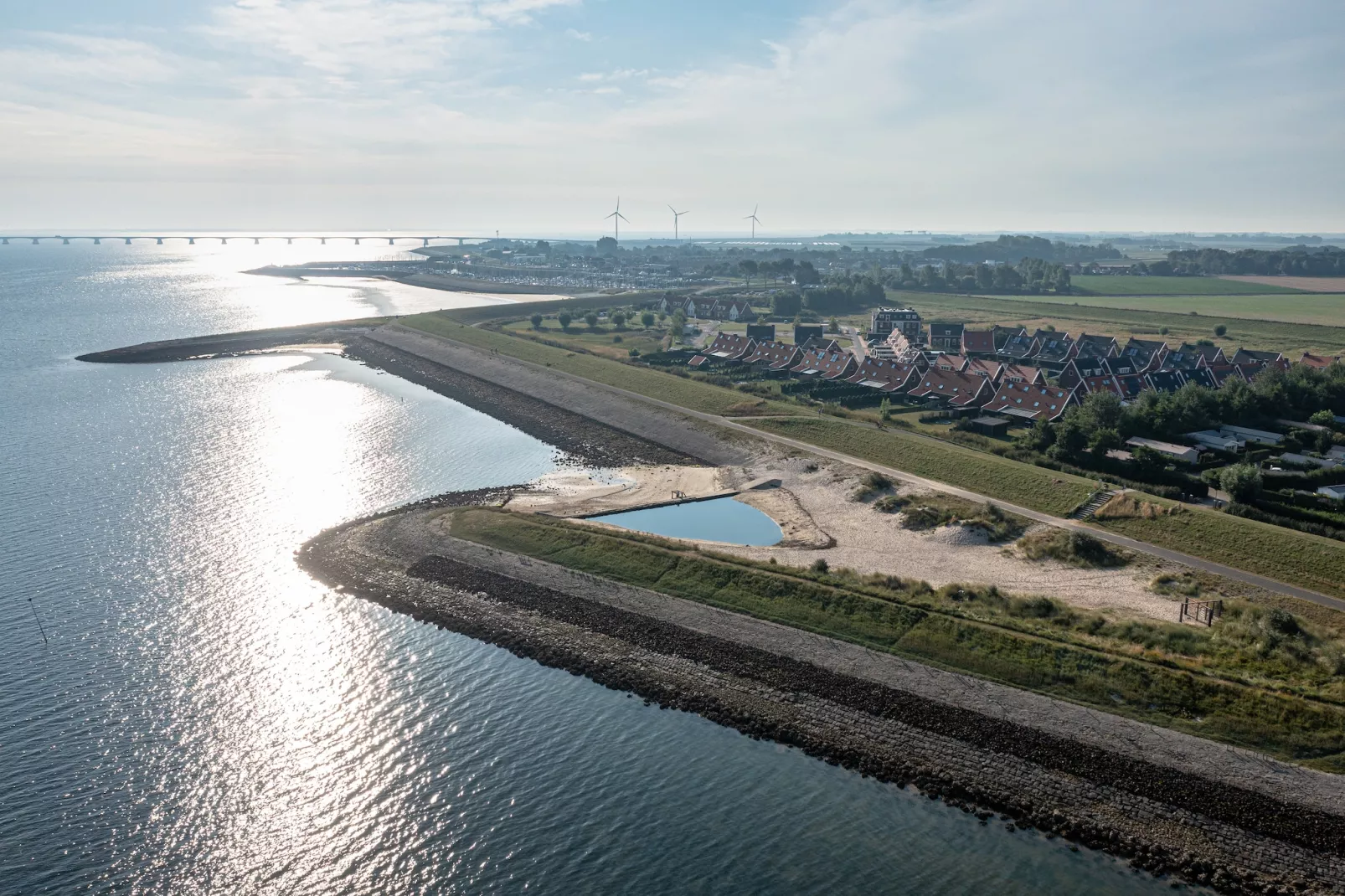 8-persoons geschakeld-Gebieden zomer 1km