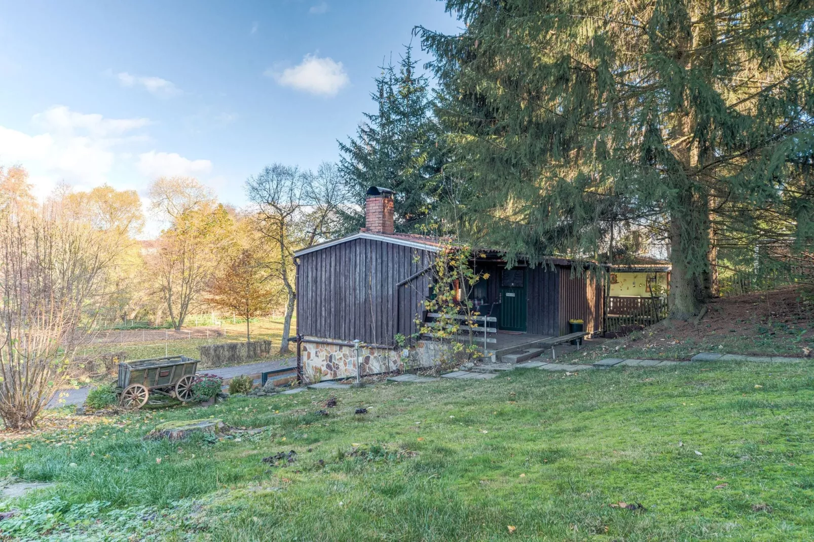 Vakantiewoning in Güntersberge met eigen terras-Tuinen zomer