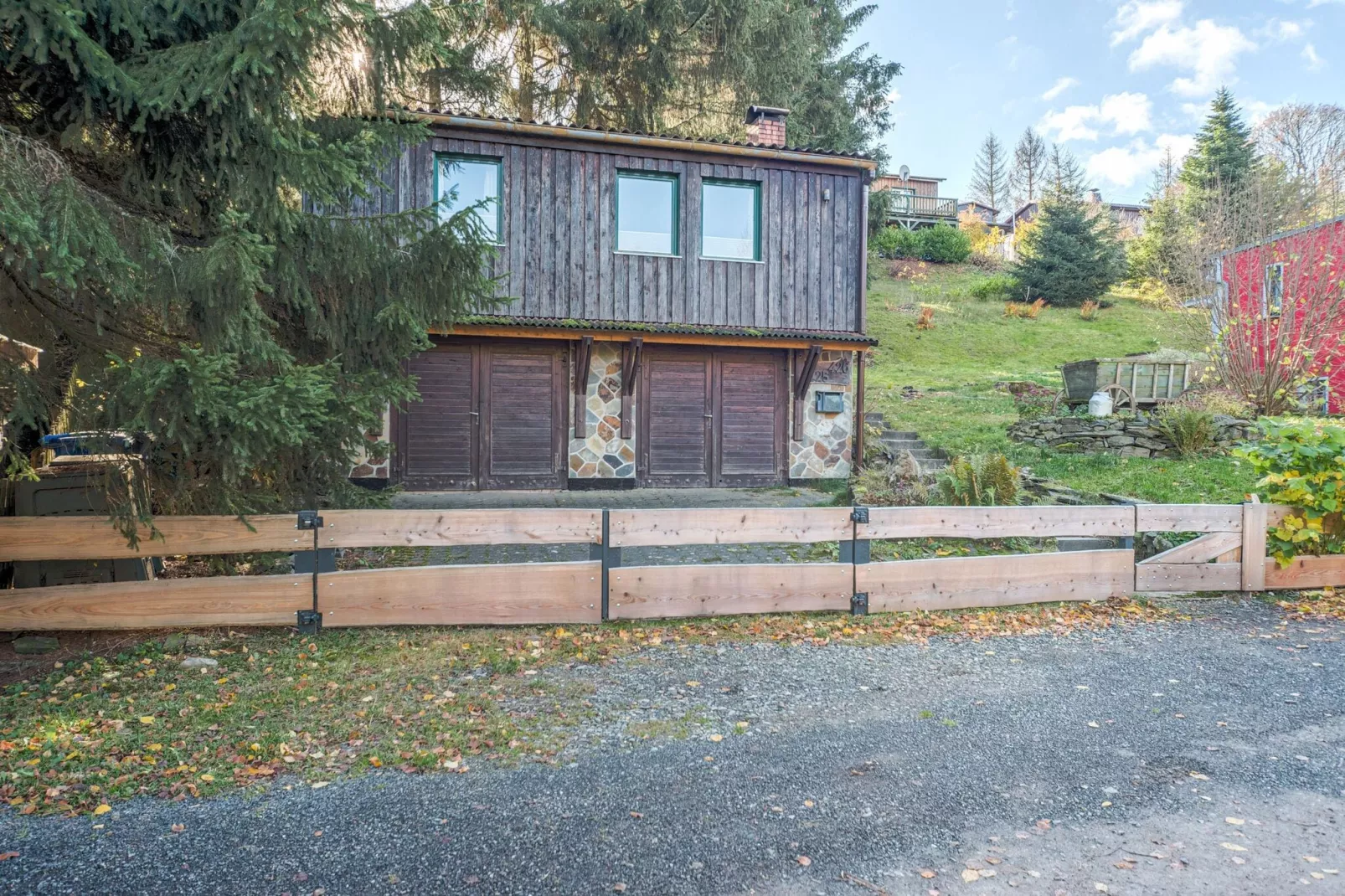 Vakantiewoning in Güntersberge met eigen terras-Buitenkant zomer