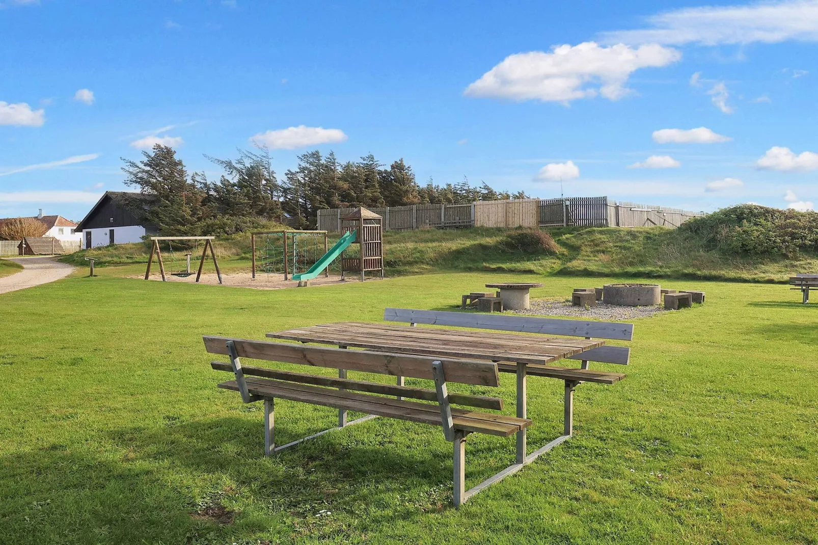 Vakantiehuis met houten terras-Uitzicht