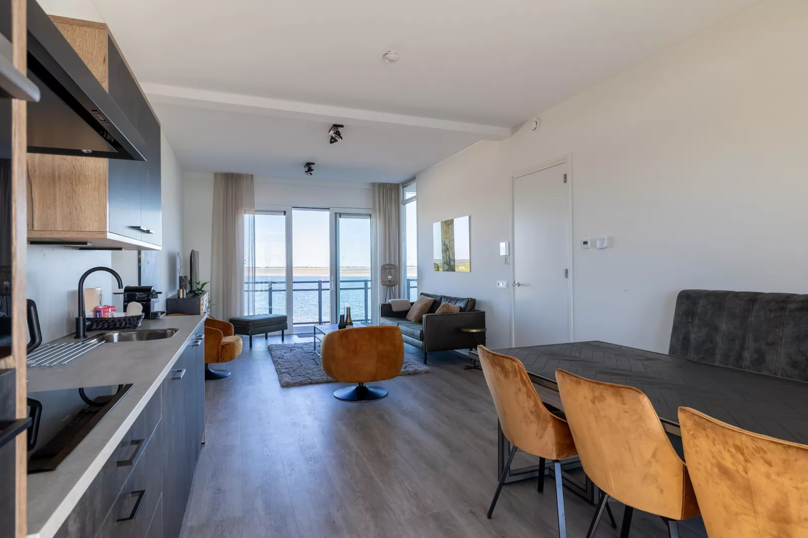 Luxe appartement Vista Maris - Havenweg 8-38  Sint-Annaland-Keuken