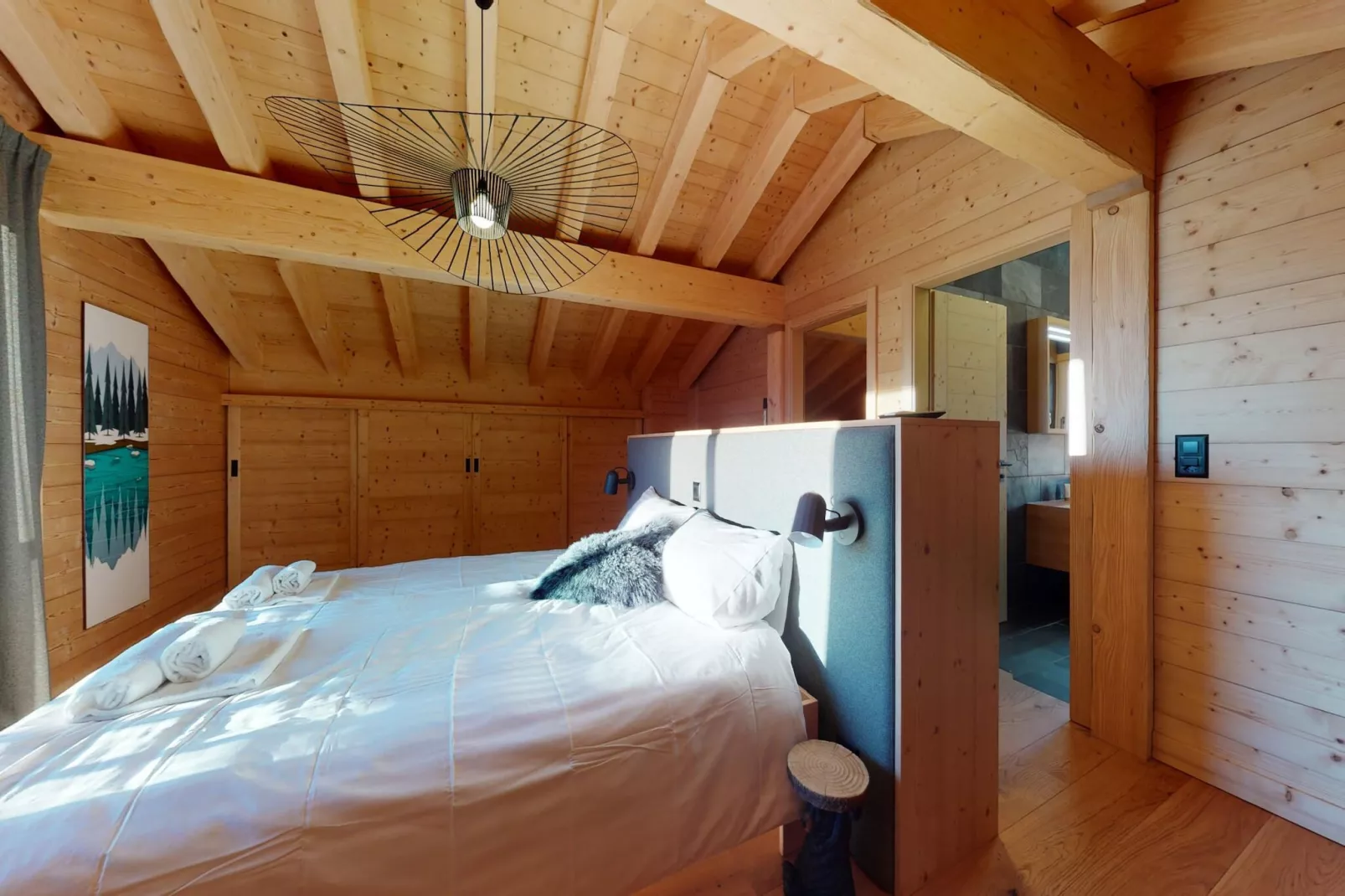 Dream COSY & QUIET chalet 9 pers-Slaapkamer