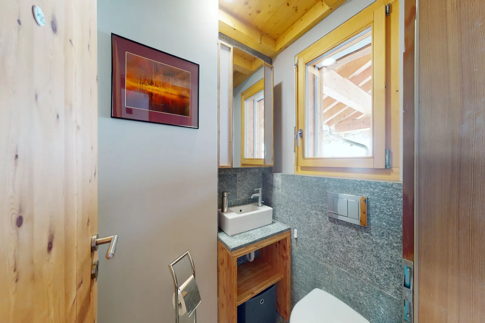 Etoiles des Neiges LUXE & JACUZZI chalet 12 pers-Badkamer