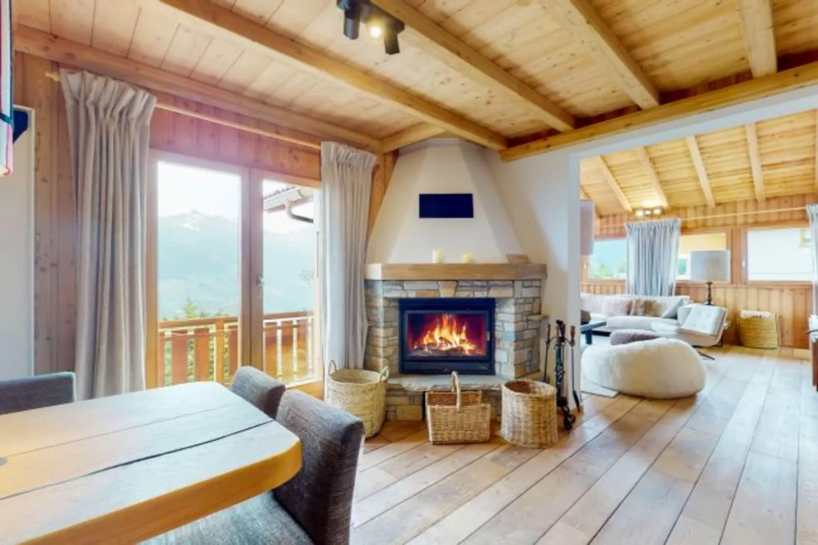 Croix Noires FABULOUS & LUXURY chalet 11 pers-Woonkamer