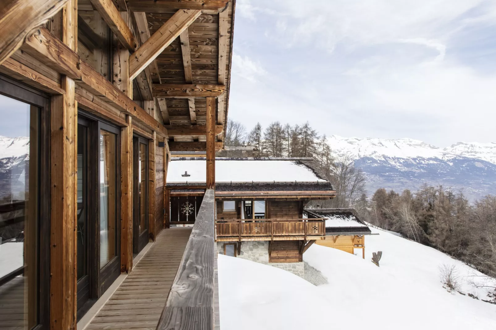 Bishorn COSY chalet 4 personnes-Terrasbalkon