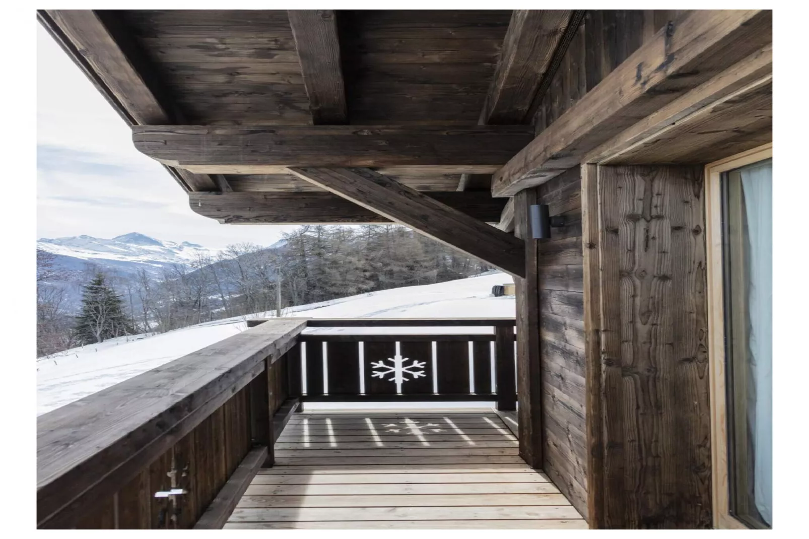 Be Cool SAUNA & LUXURY chalet 10 pers-Terrasbalkon