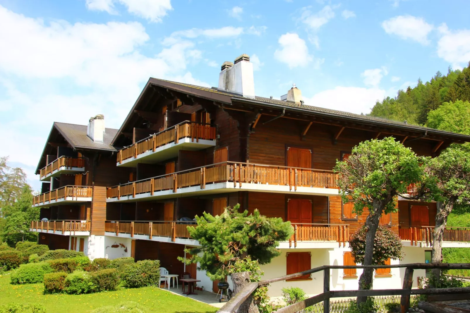 Mayens de l'Ours CZ 031 - MOUNTAIN apartment 6 per-Buitenkant zomer