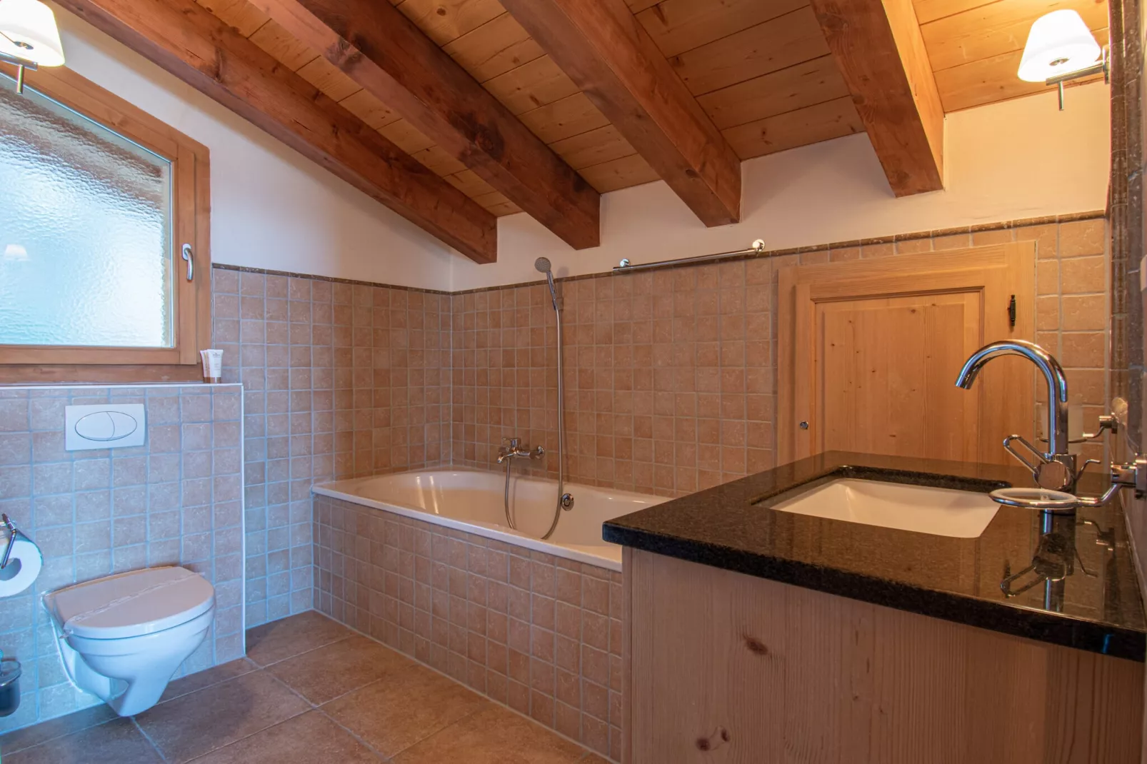 Hirondelle JACUZZI & LUXURY chalet 12 pers-Badkamer