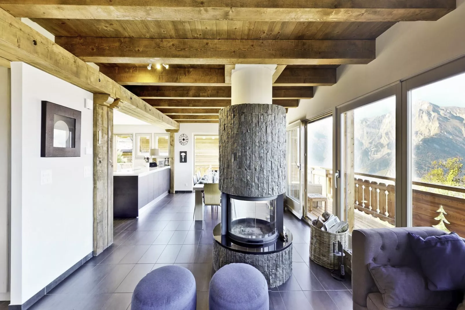 Appaloosa - FABULOUS & LUXE chalet 12 pers-Woonkamer