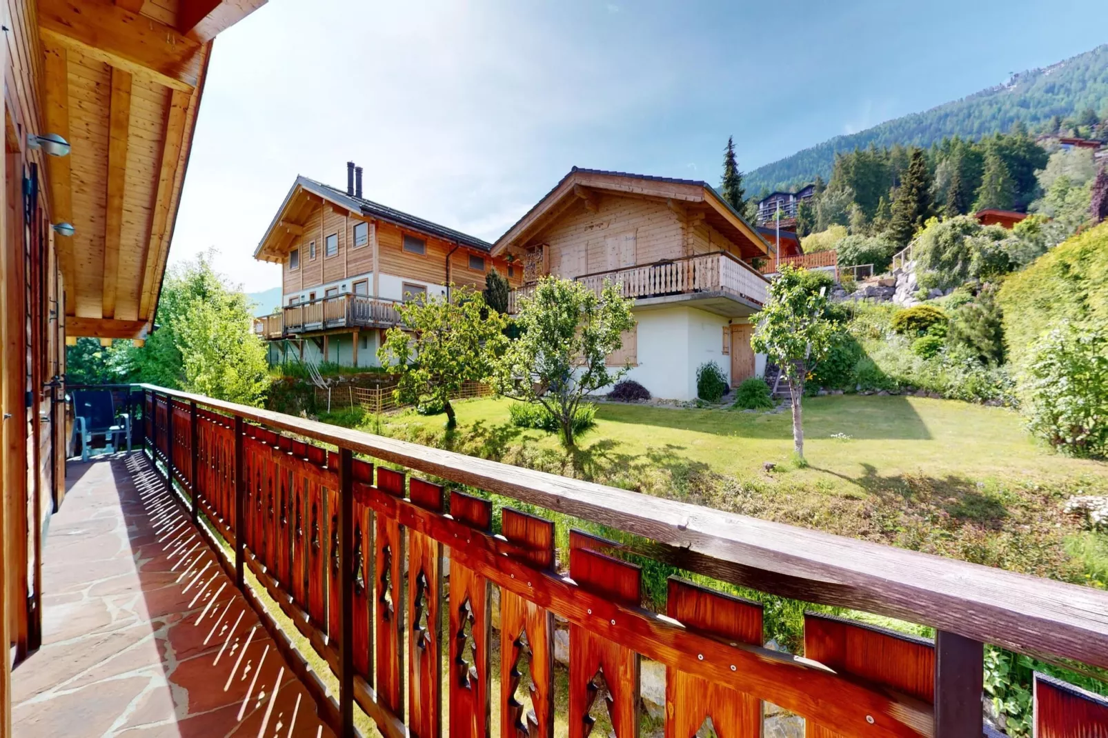 Axaari - VIEW & SWIMMING POOL chalet 10 pers-Uitzicht zomer