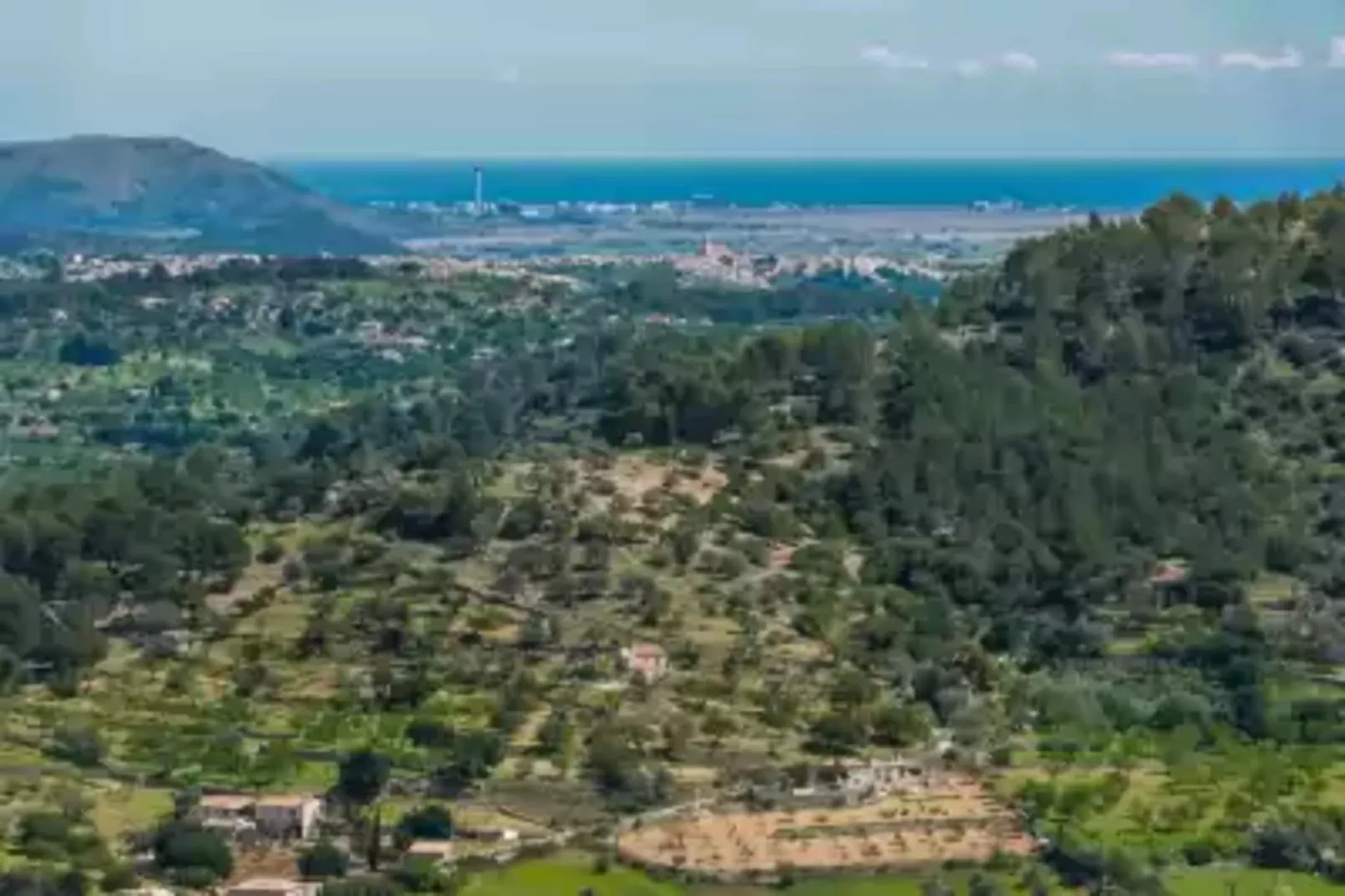 Es Mirador-Gebieden zomer 1km