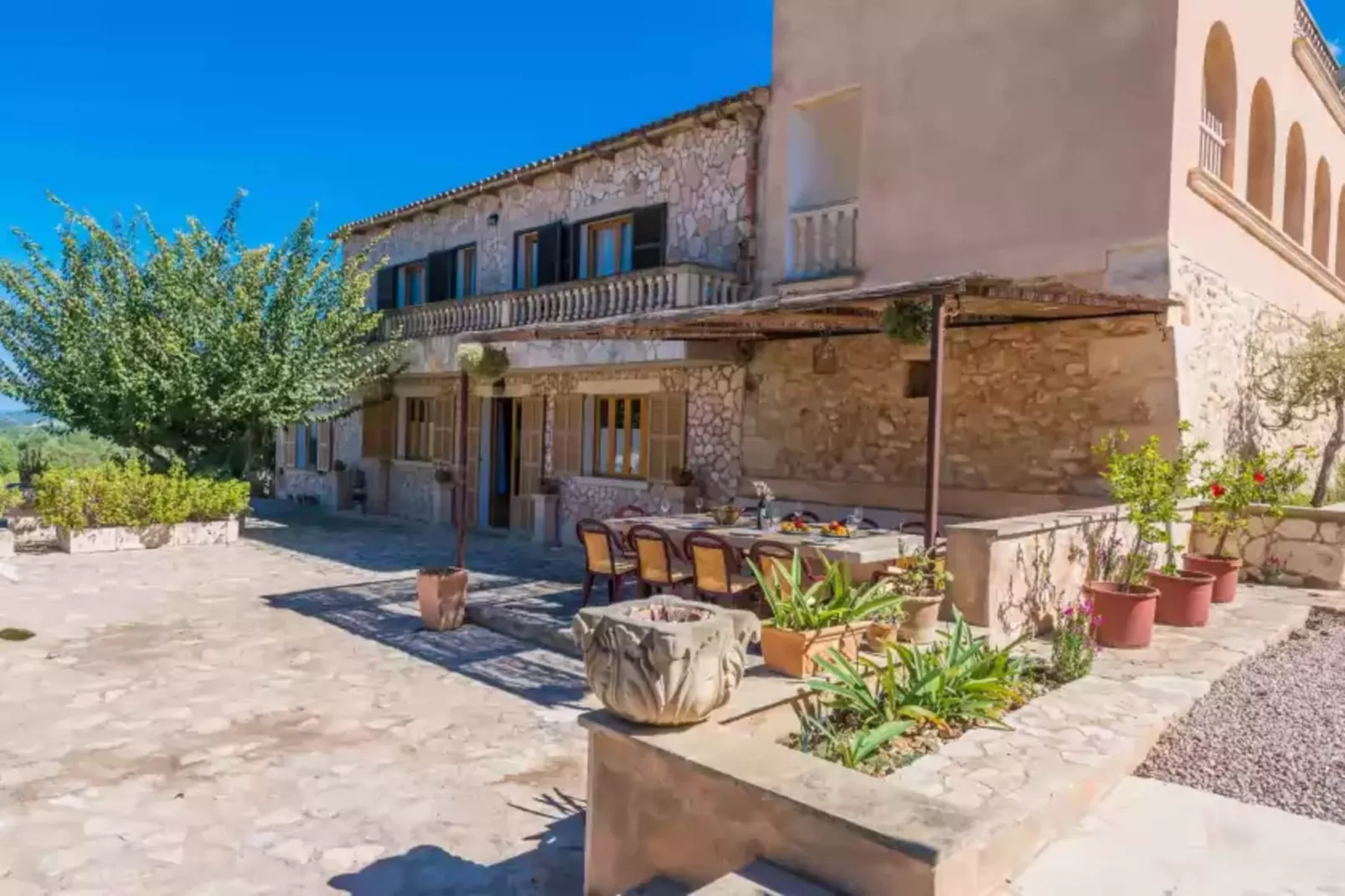 Finca Son Colom-Terrasbalkon