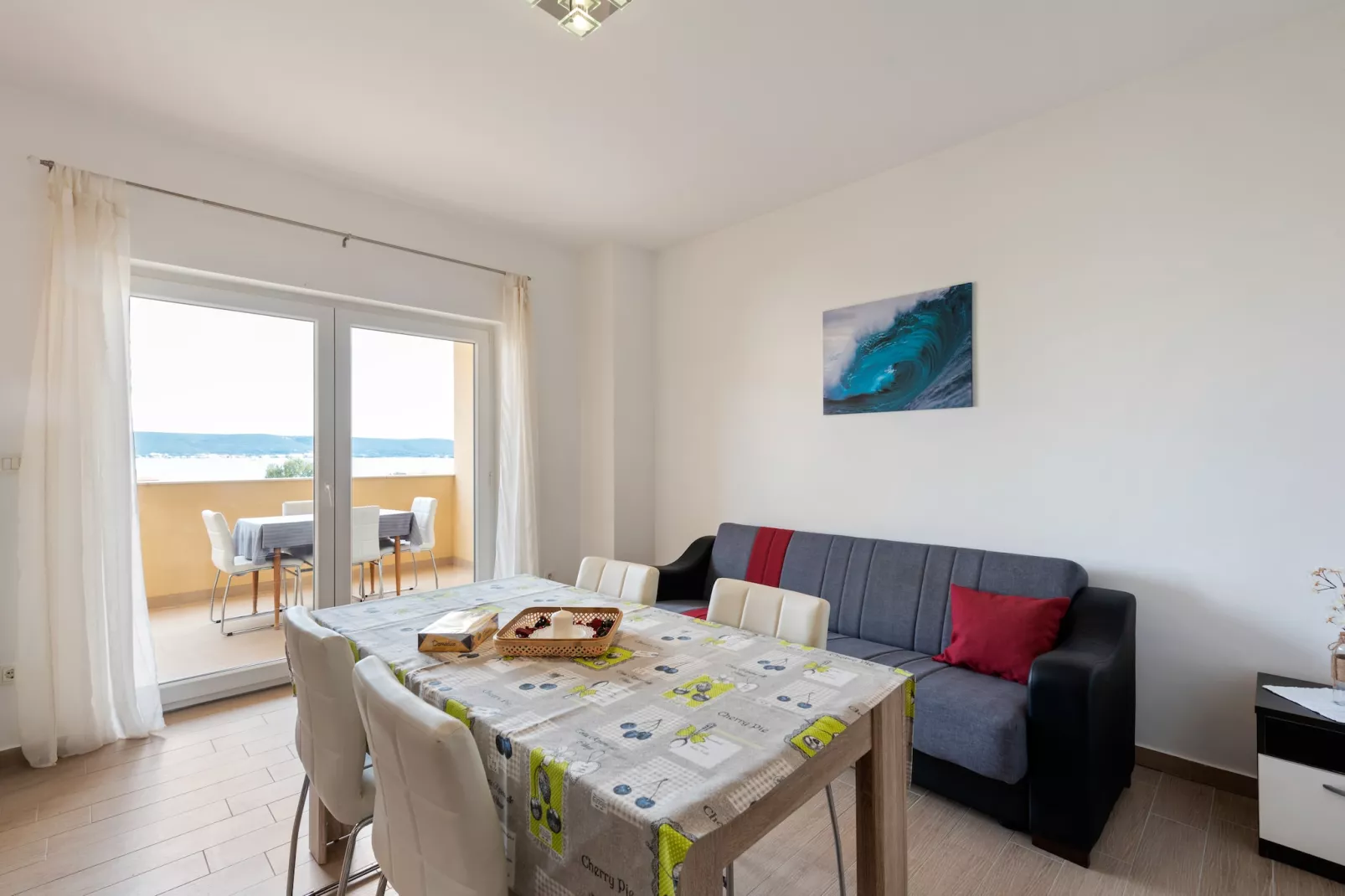 Apartment Pasman with a beautiful sea view 1-Woonkamer