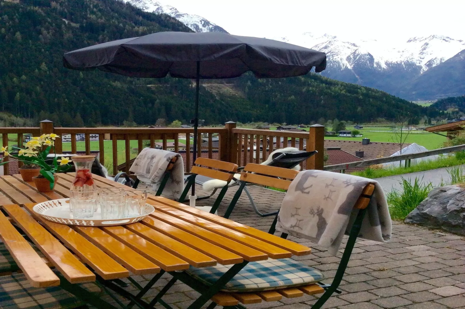 Schöneben Chalet  Hohe Tauern Blick-Terrasbalkon