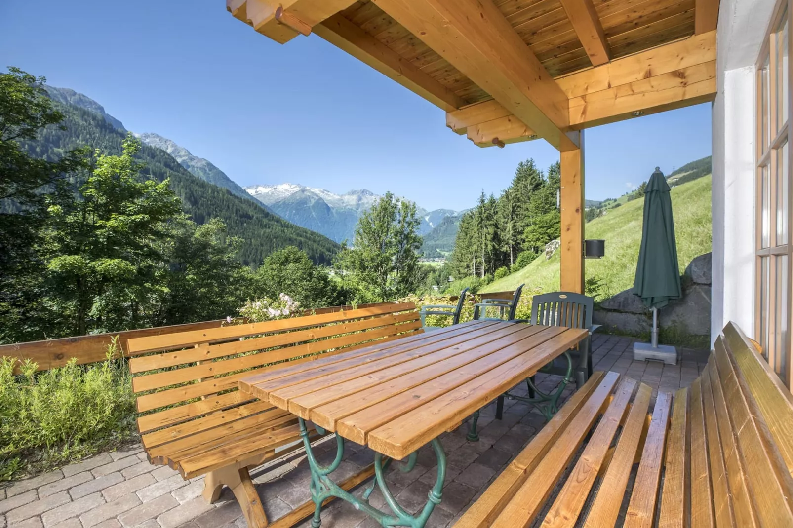 Schöneben  Chalet Zur Mühle-Uitzicht zomer