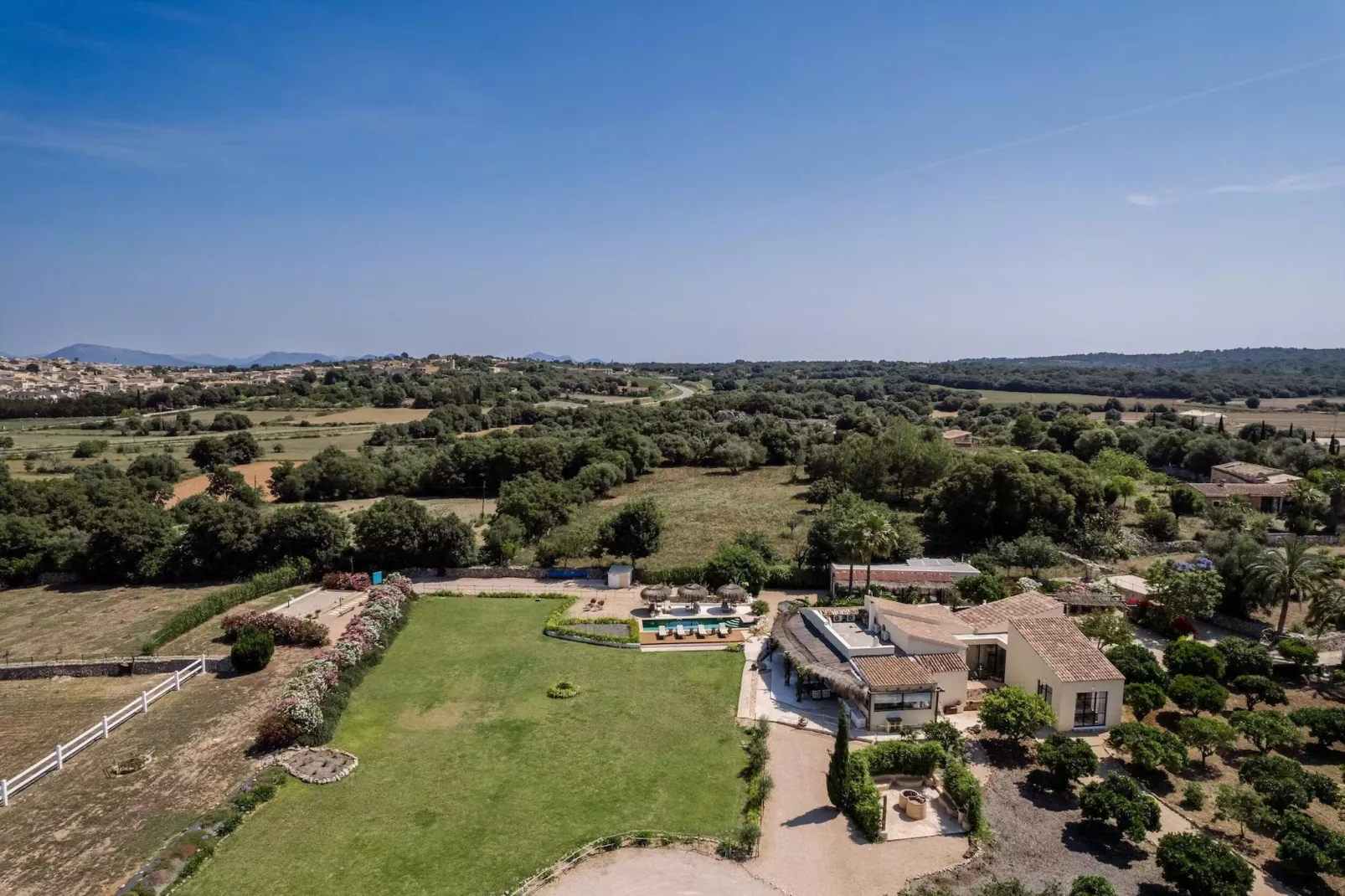 Casa Verano-Gebieden zomer 1km