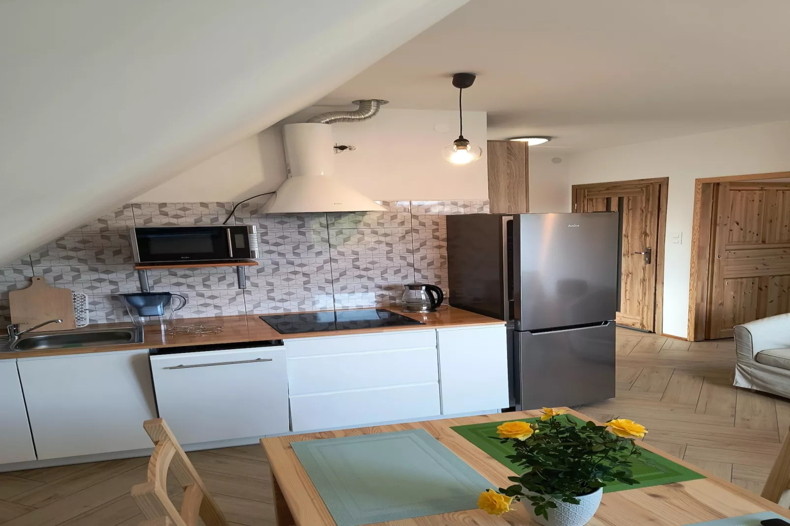 Apartament na piętrze z łóżkiem dwuosobowym-Keuken