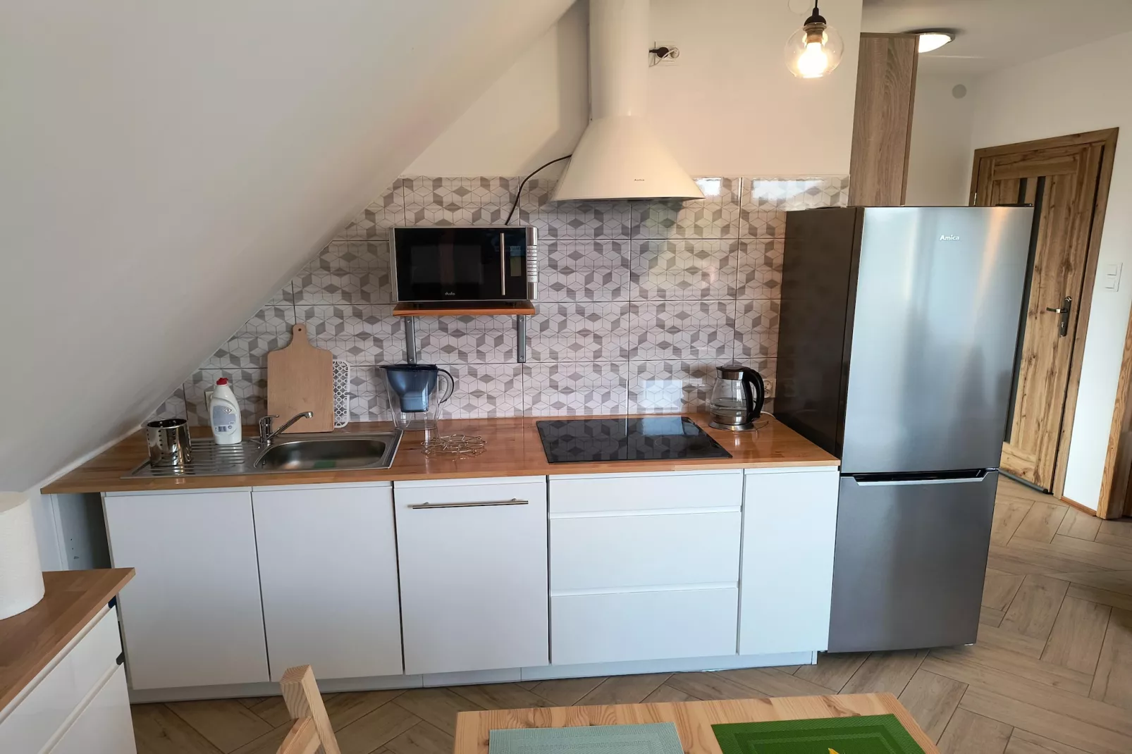 Apartament na piętrze z łóżkiem dwuosobowym-Keuken