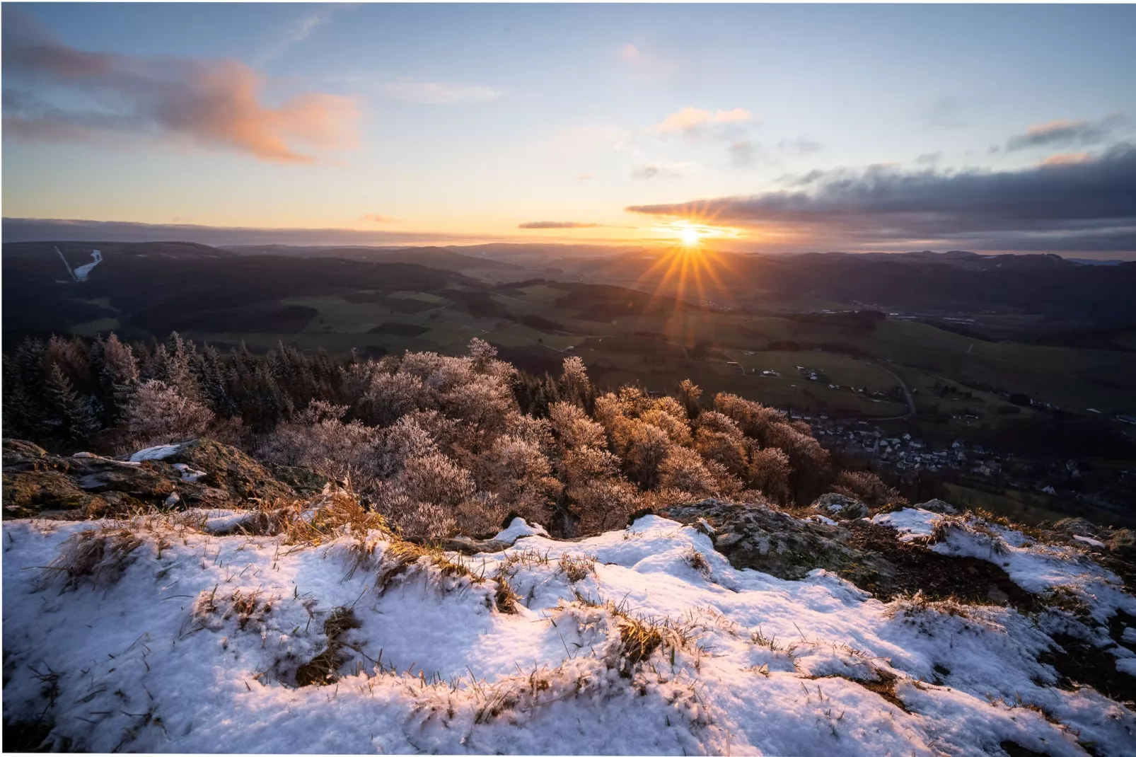 Aarbachblick-Gebied winter 20km