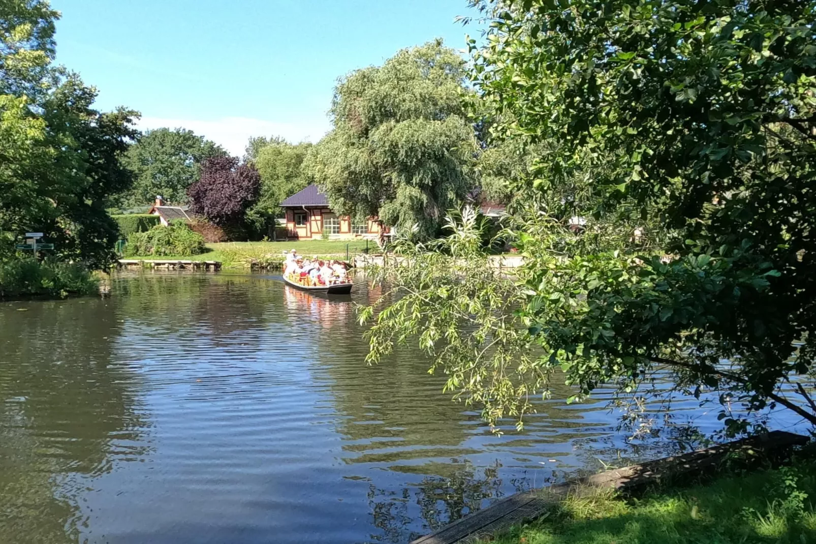 Ferienhaus mit Wasserblick 2 Pers-Uitzicht zomer