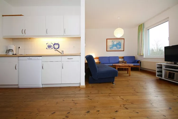 Ferienhäuser Inselblick / Ferienhaus 2 60 qm-Woonkamer