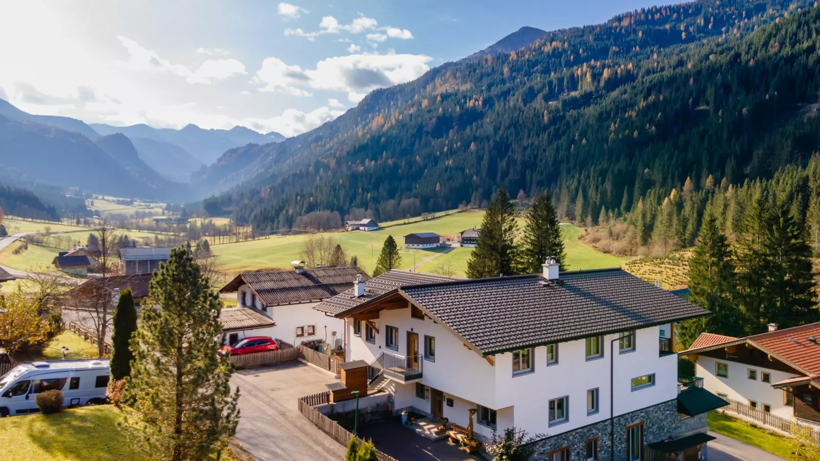 Tauern-Blick-Buitenkant zomer