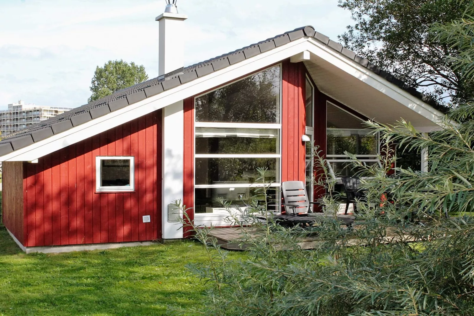 Mooi vakantiehuis met balkon-Uitzicht