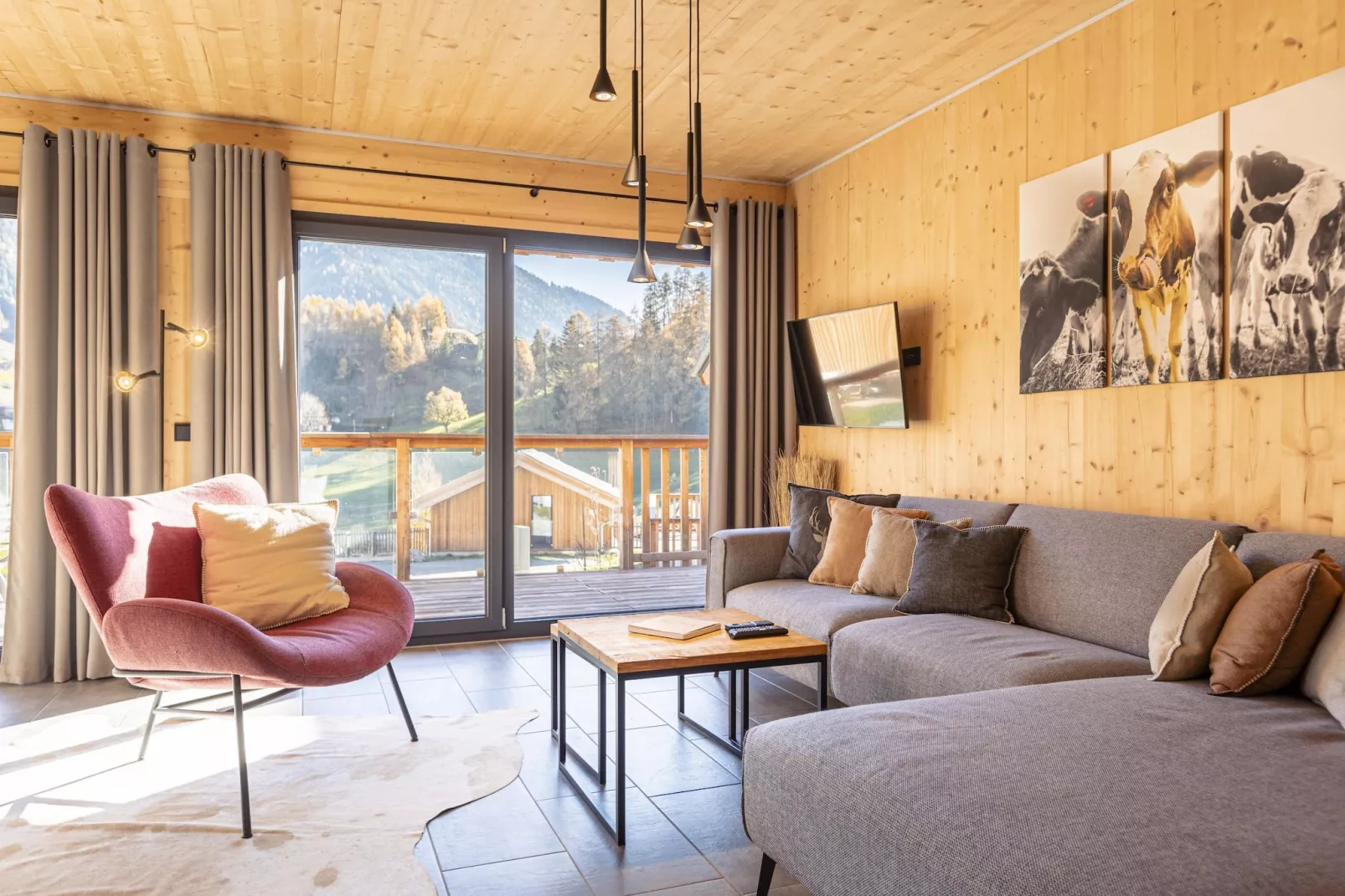 Bergeralm Chalets 2-Woonkamer