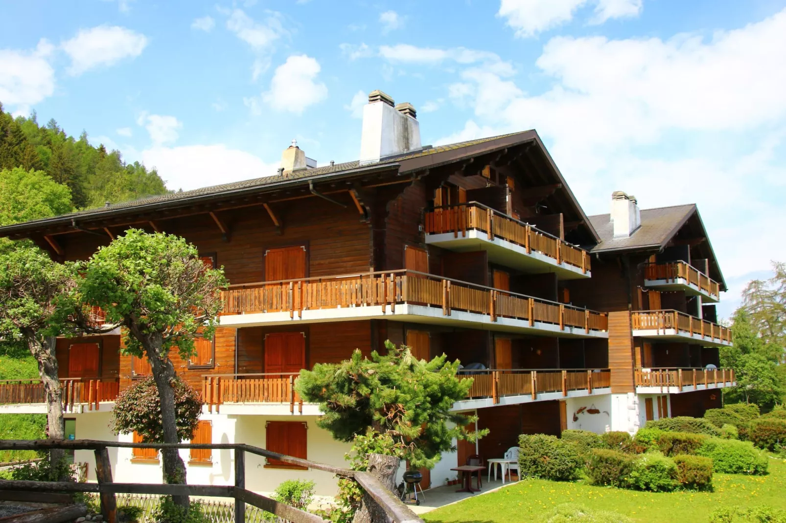 Mayens de l'Ours CZ 031 - MOUNTAIN apartment 6 per-Buitenkant zomer