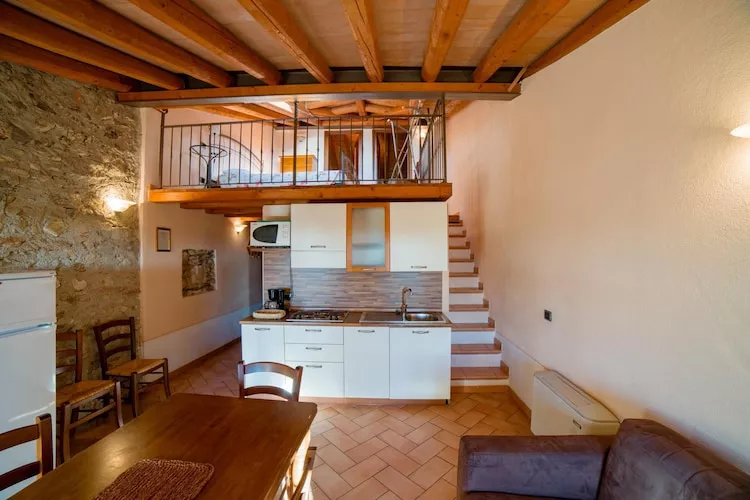 Residence Borgo Alba Chiara, Toscolano-bilo 40-48 qm-Woonkamer