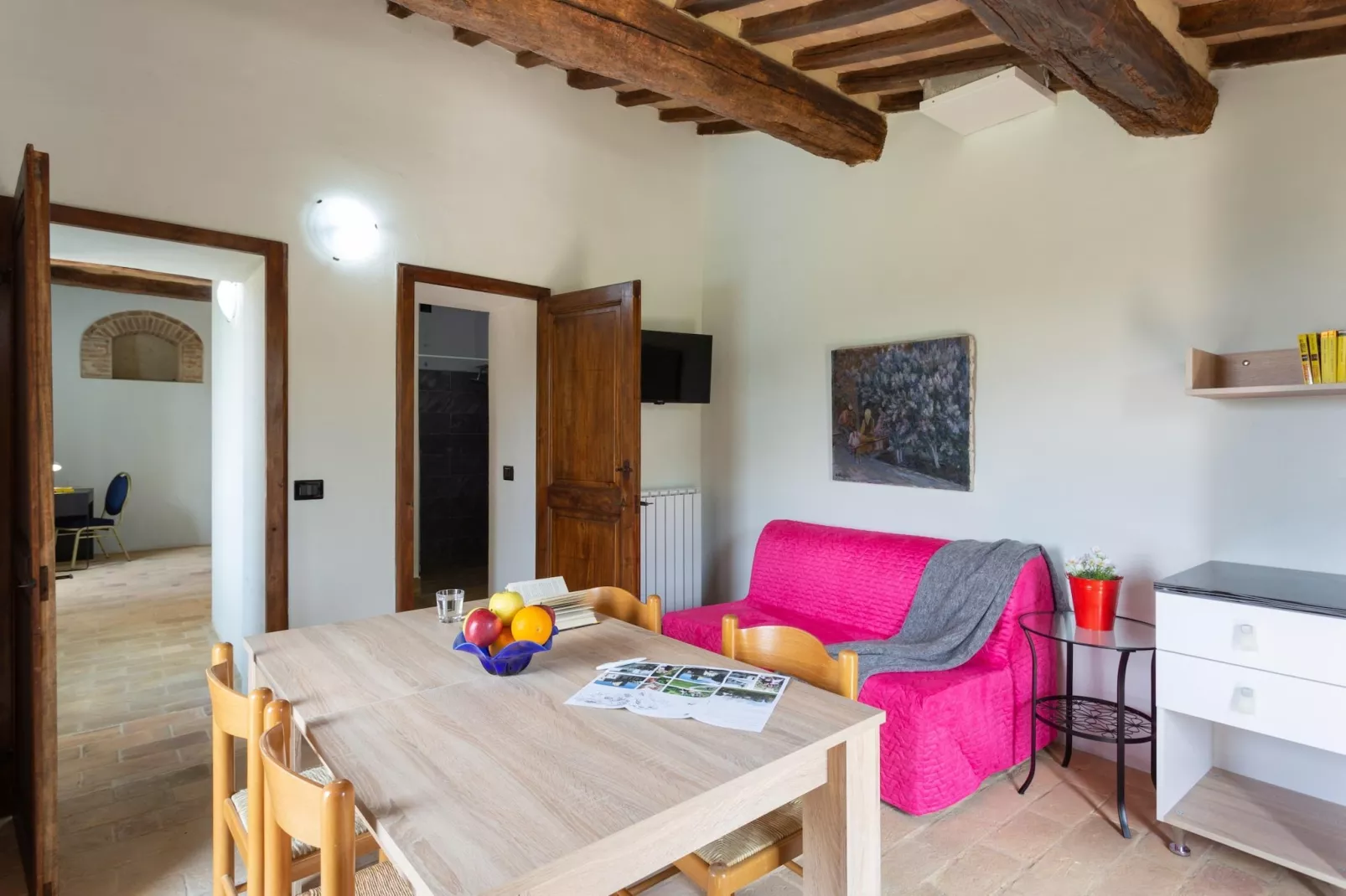 GH Borgo Pulciano in Montone - BEV2B / A2 / 2 Raum App Classic - 2 pax-Woonkamer