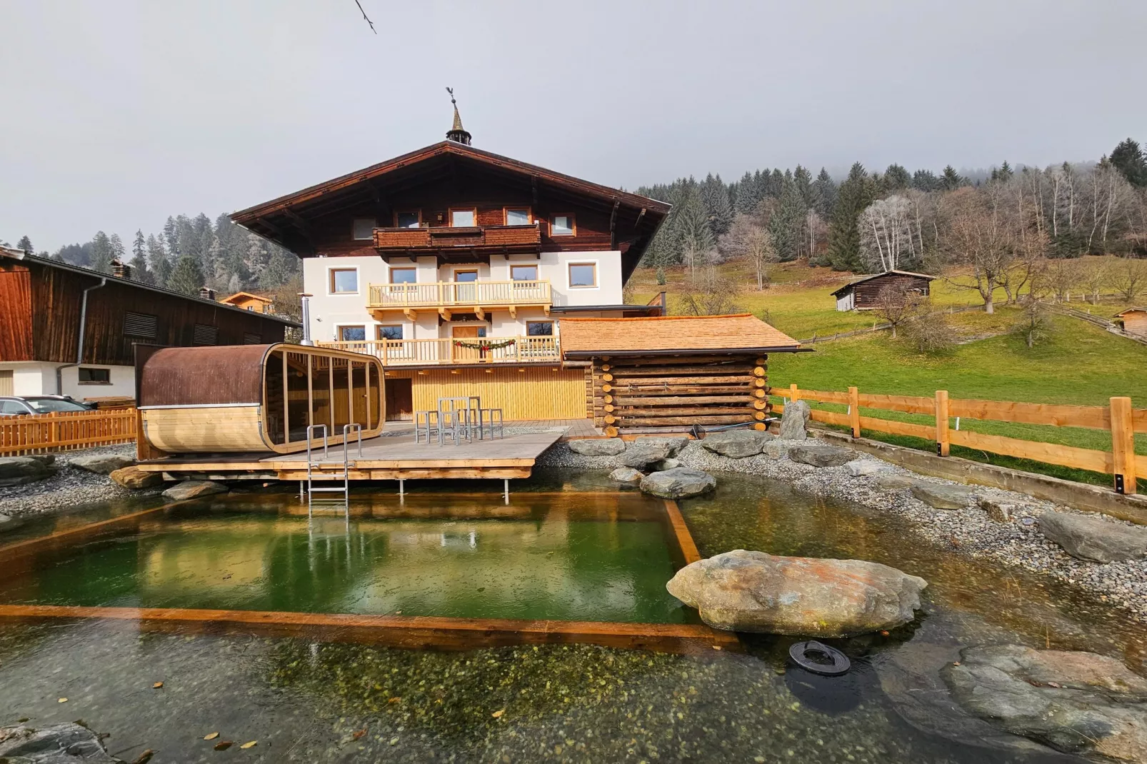 Bauernhaus Hofer-Exterieur winter