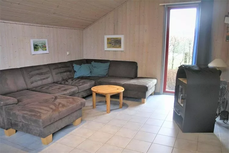 FH Wildgans Comfort mit Sauna & Kaminofen 81 qm 81-Woonkamer