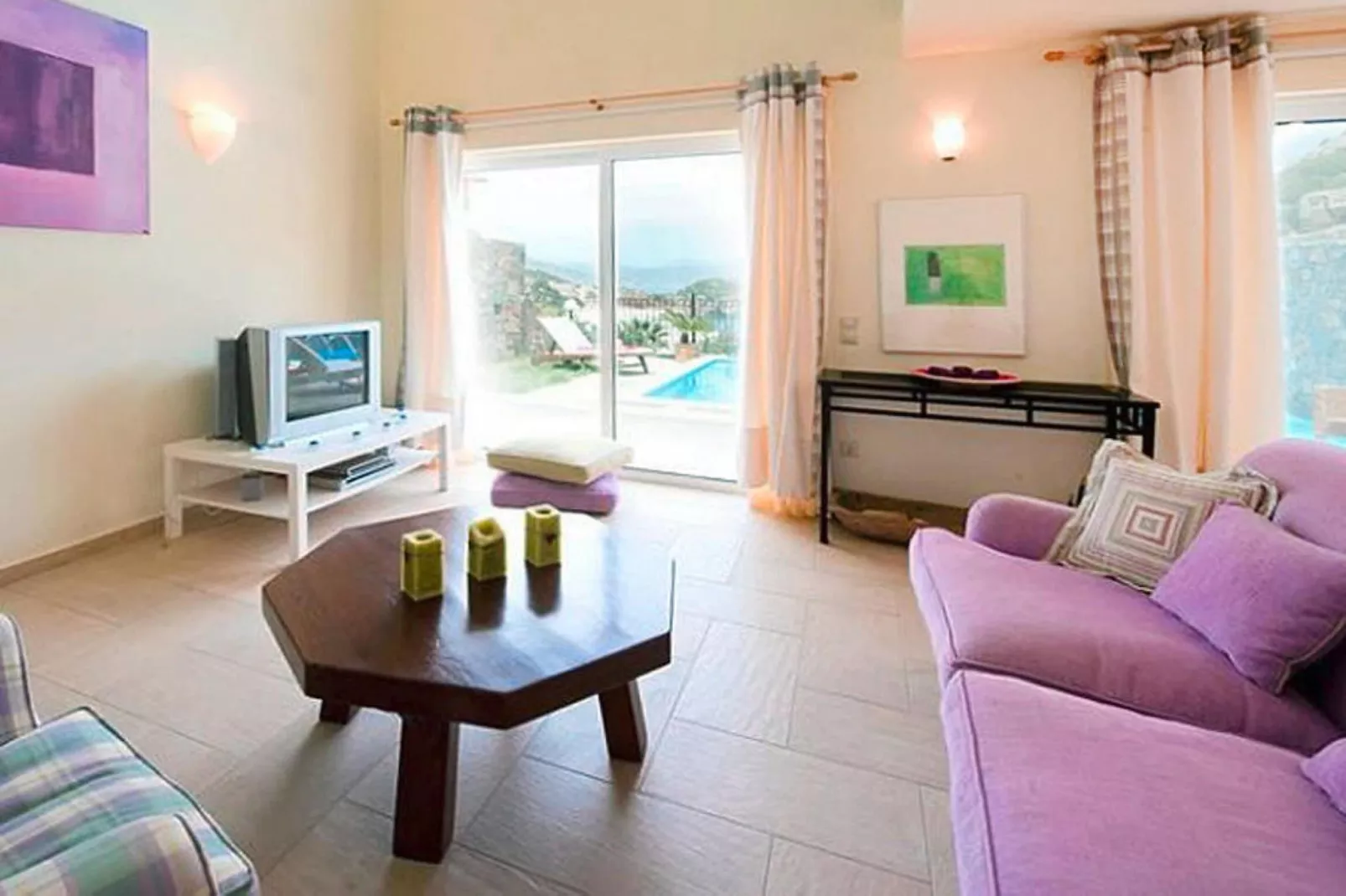 Istron Collection Villas - 1 bedroom villa Selini 65 qm-Woonkamer