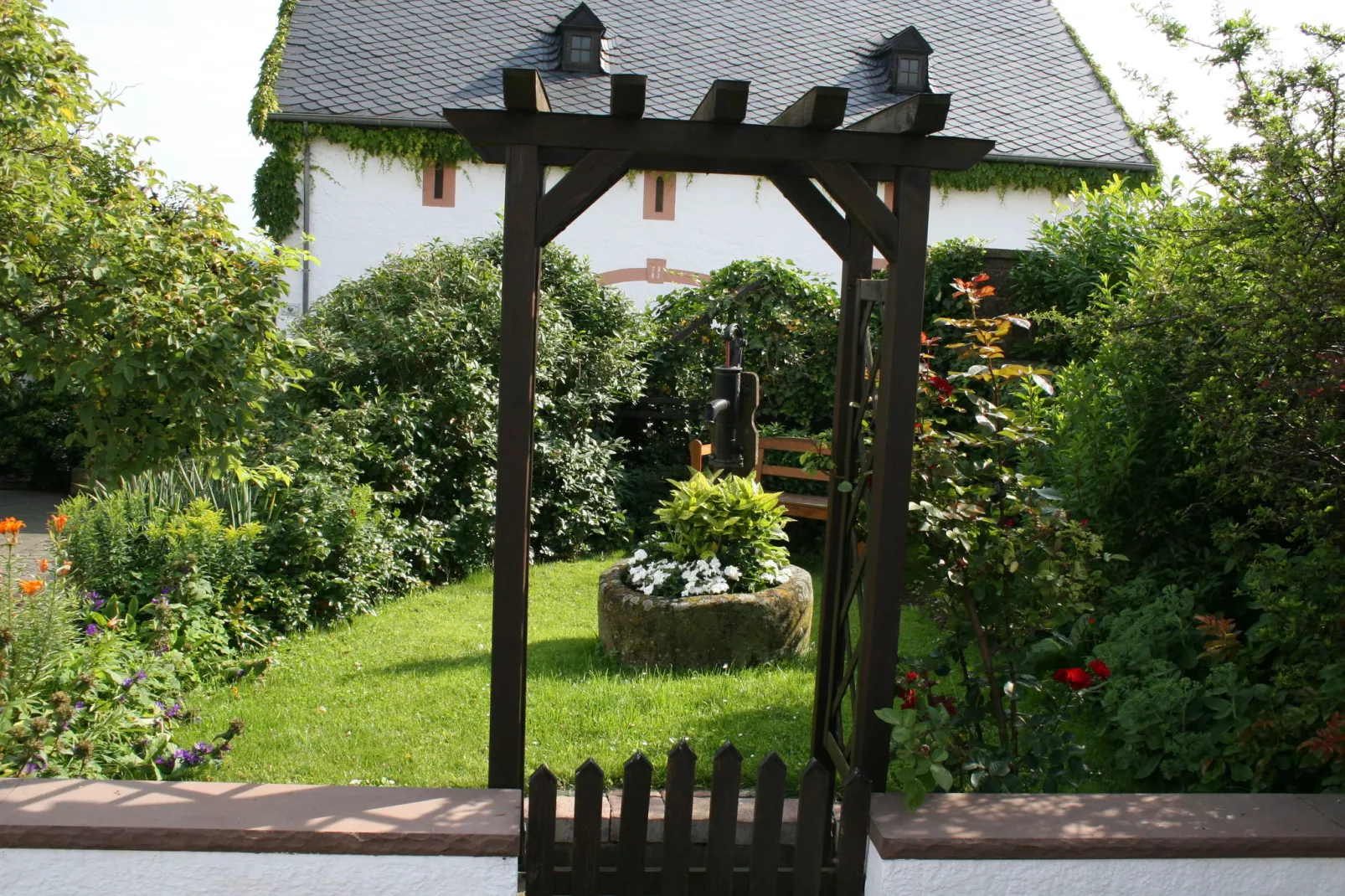 Scheune zur Schönen Aussicht-Tuinen zomer