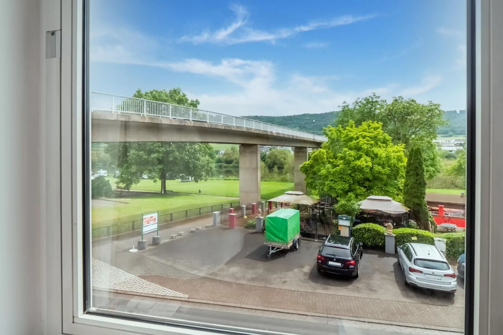 Appartement Moselblick-Uitzicht zomer