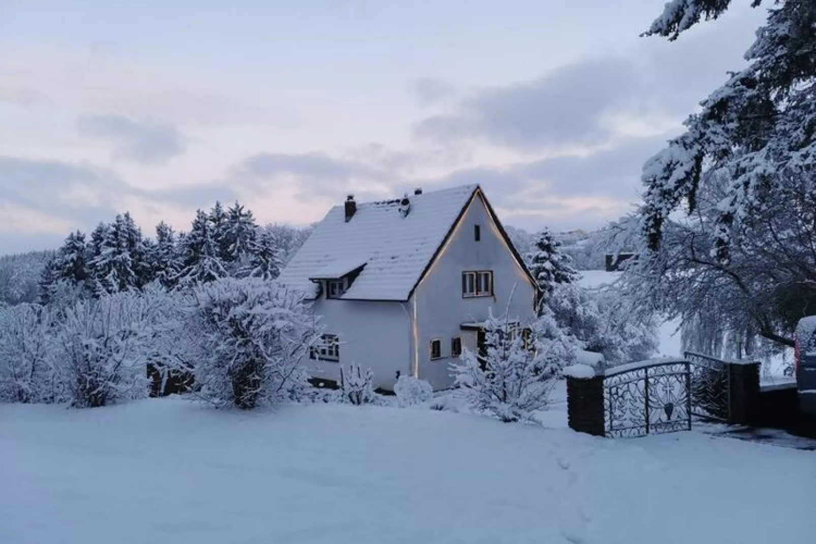 Altes Forsthaus-Uitzicht winter