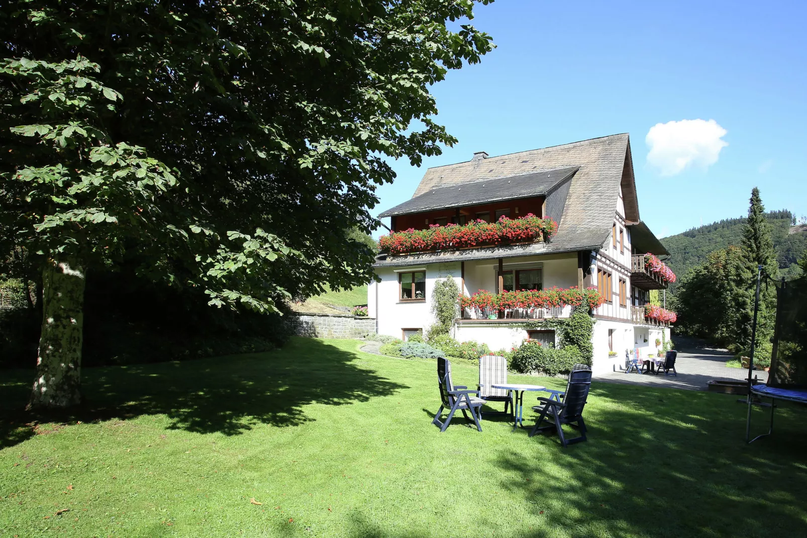 Oberkirchen-Tuinen zomer