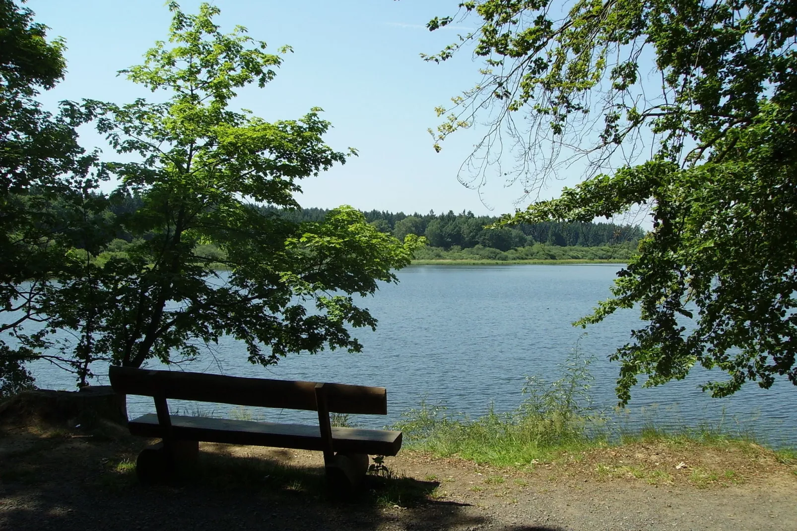 Im Westerwald-Gebieden zomer 20km