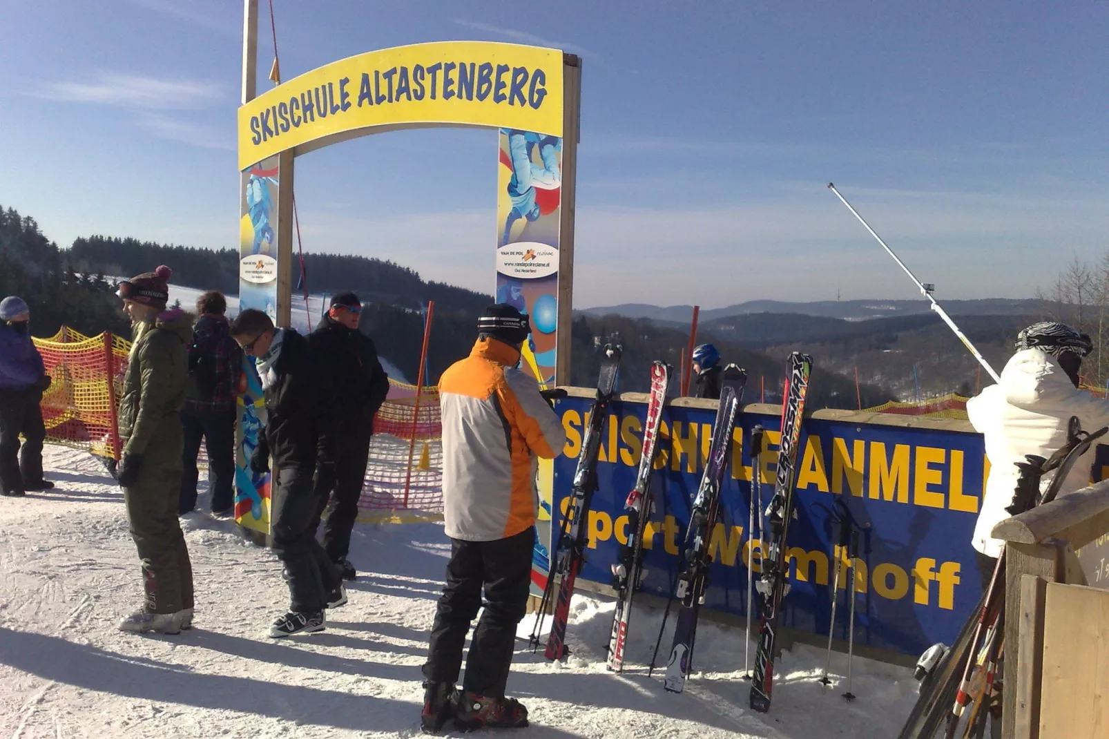 Am Kapellenhang-Gebied winter 1km