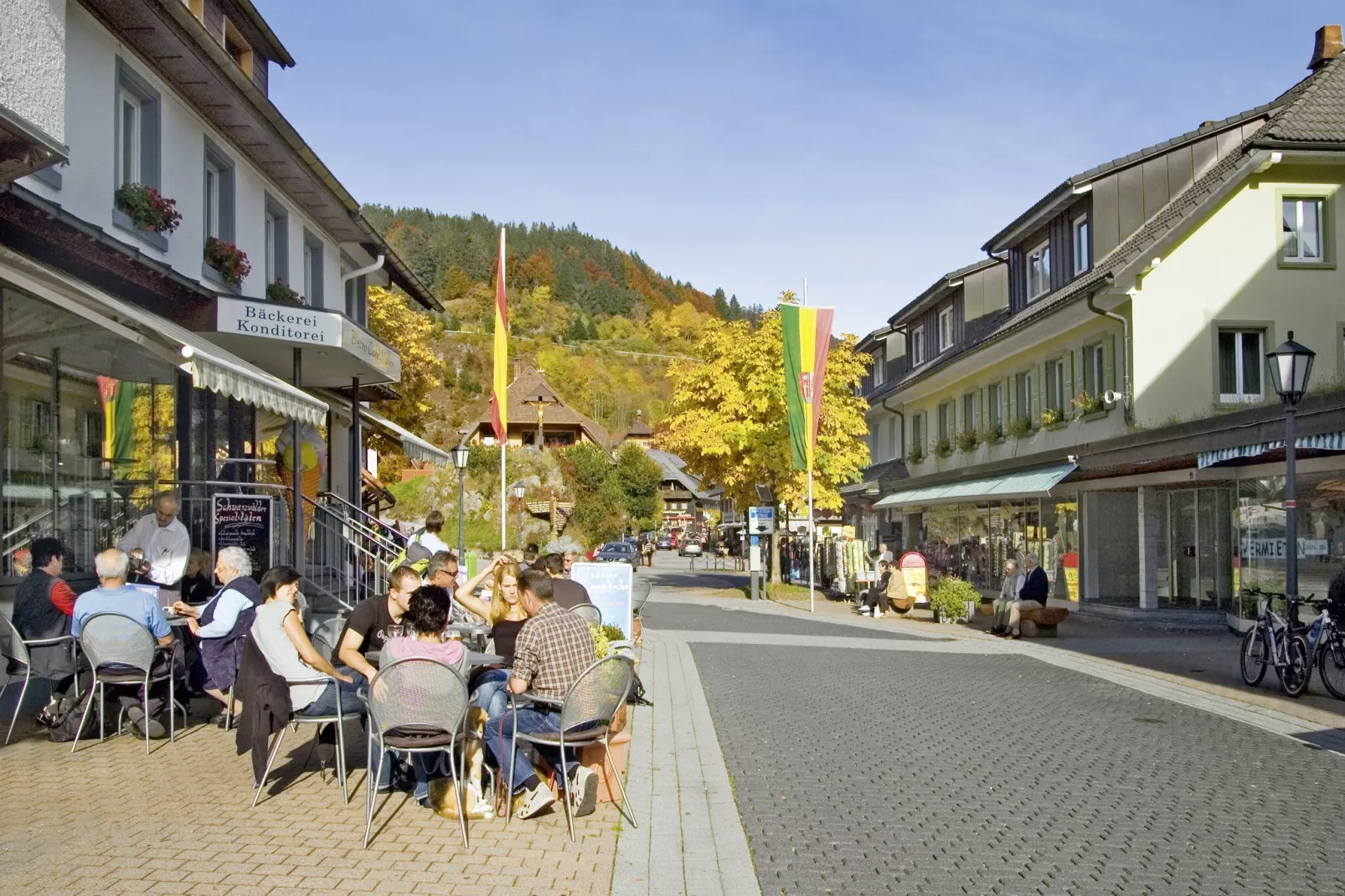 Schwarzwald-Gebieden zomer 5km