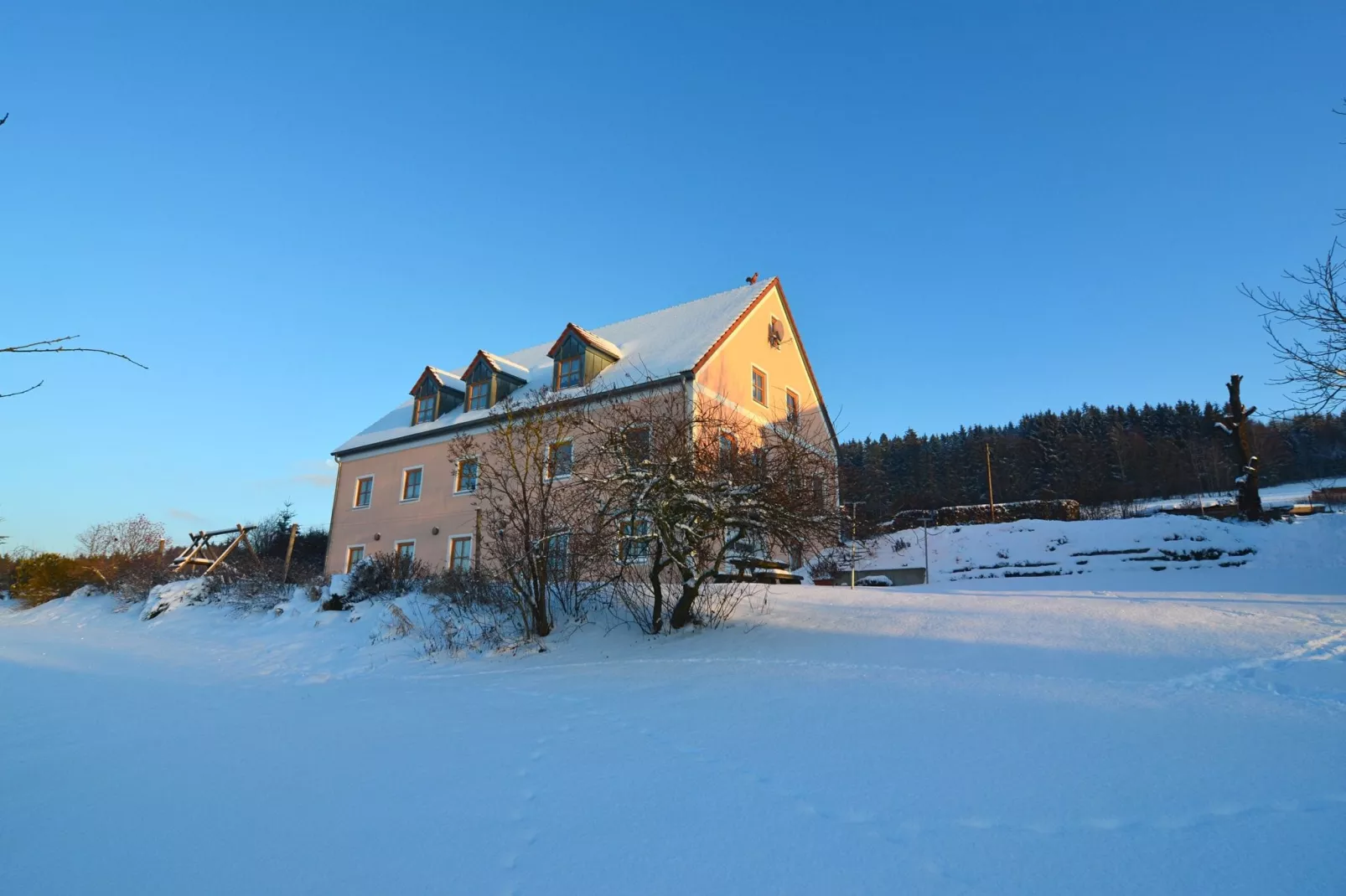 Blumenhof-Exterieur winter