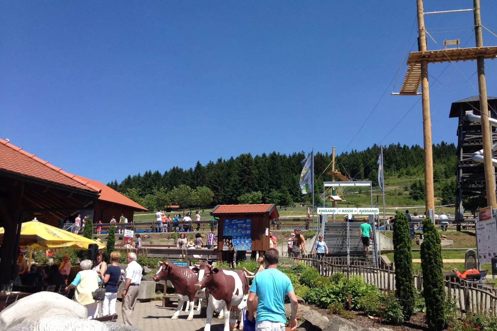 Landhaus Simon-Gebieden zomer 20km