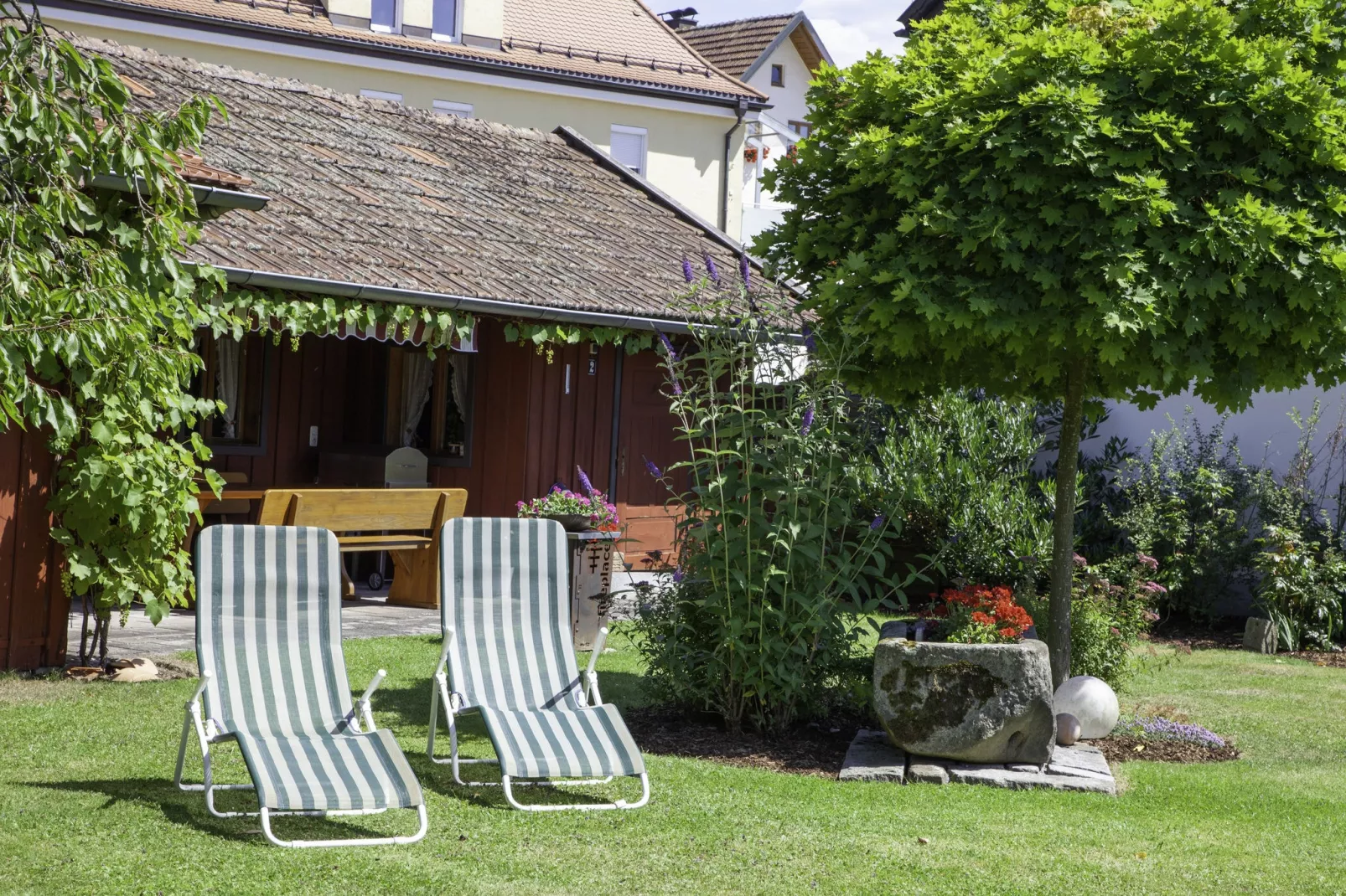 Bayerischer Wald-Tuinen zomer